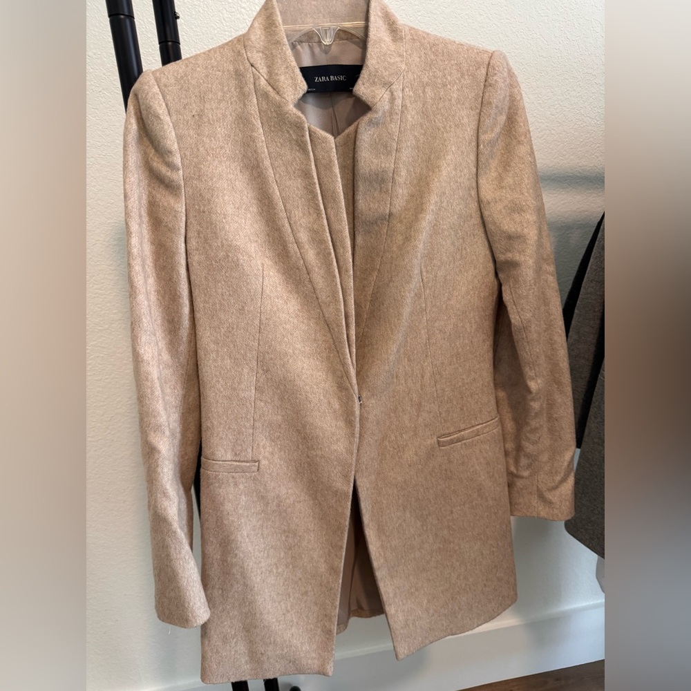 Zara Basic Beige Coat